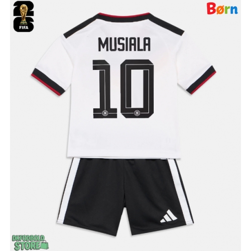Tyskland Jamal Musiala #10 Replika Babytøj Hjemmebanesæt Børn VM 2026 Kortærmet (+ Korte bukser)